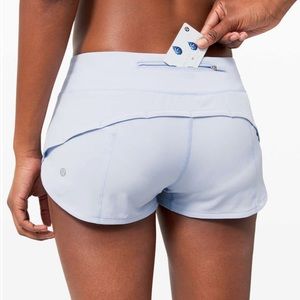 NWOT Lululemon Speed Up Short 2.5", Daydream